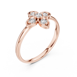 Gold Ring Ledis Ring, Rose Gold, view 2