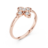Gold Ring Ledis Ring, Rose Gold, view 2