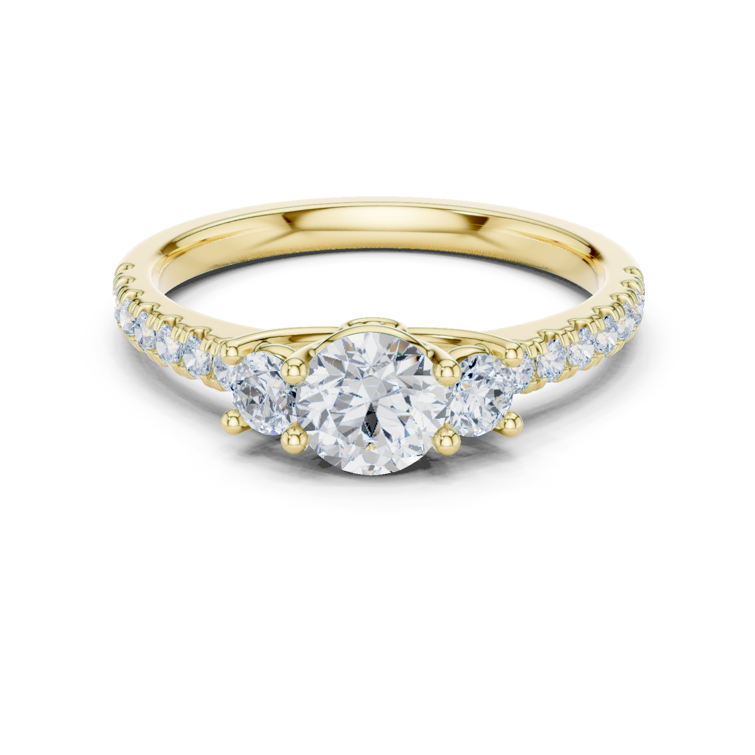 Gold Ring DDLR-788, Yellow Gold