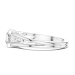 Gold Ring DDLR-892, White Gold, view 3