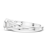 Gold Ring DDLR-892, White Gold, view 3