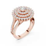 Gold Ring DDLR-761, Rose Gold, view 2