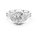 Gold Ring DDLR-440, White Gold, view 4