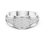 Gold Ring DDLR-456, White Gold