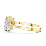 Gold Ring AVBLR-132, Yellow Gold, view 3