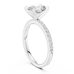 Gold Ring DDLR-888, White Gold, view 1