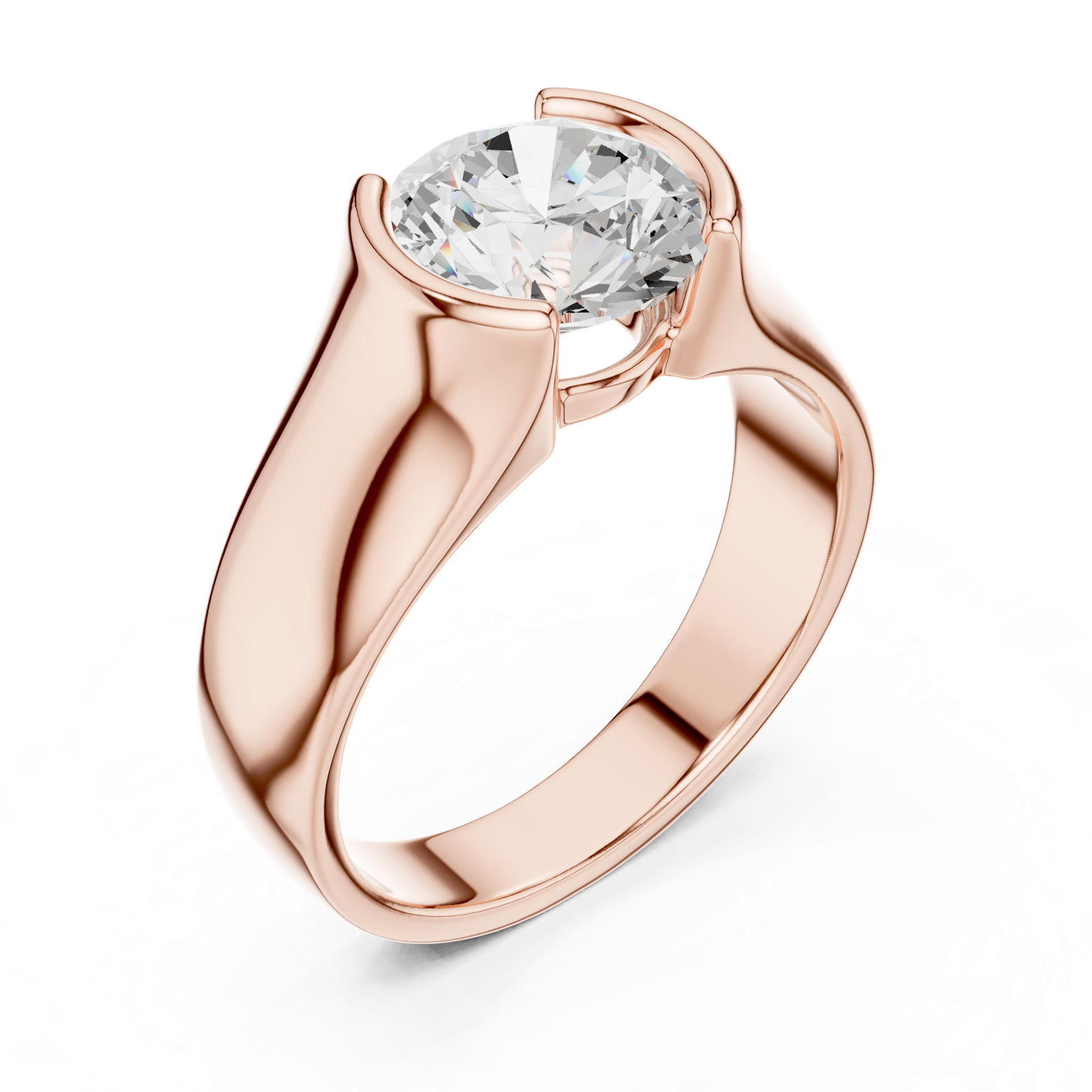 Gold Ring SBMR(11), Rose Gold, view 2
