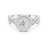 Gold Ring LR-0258, White Gold