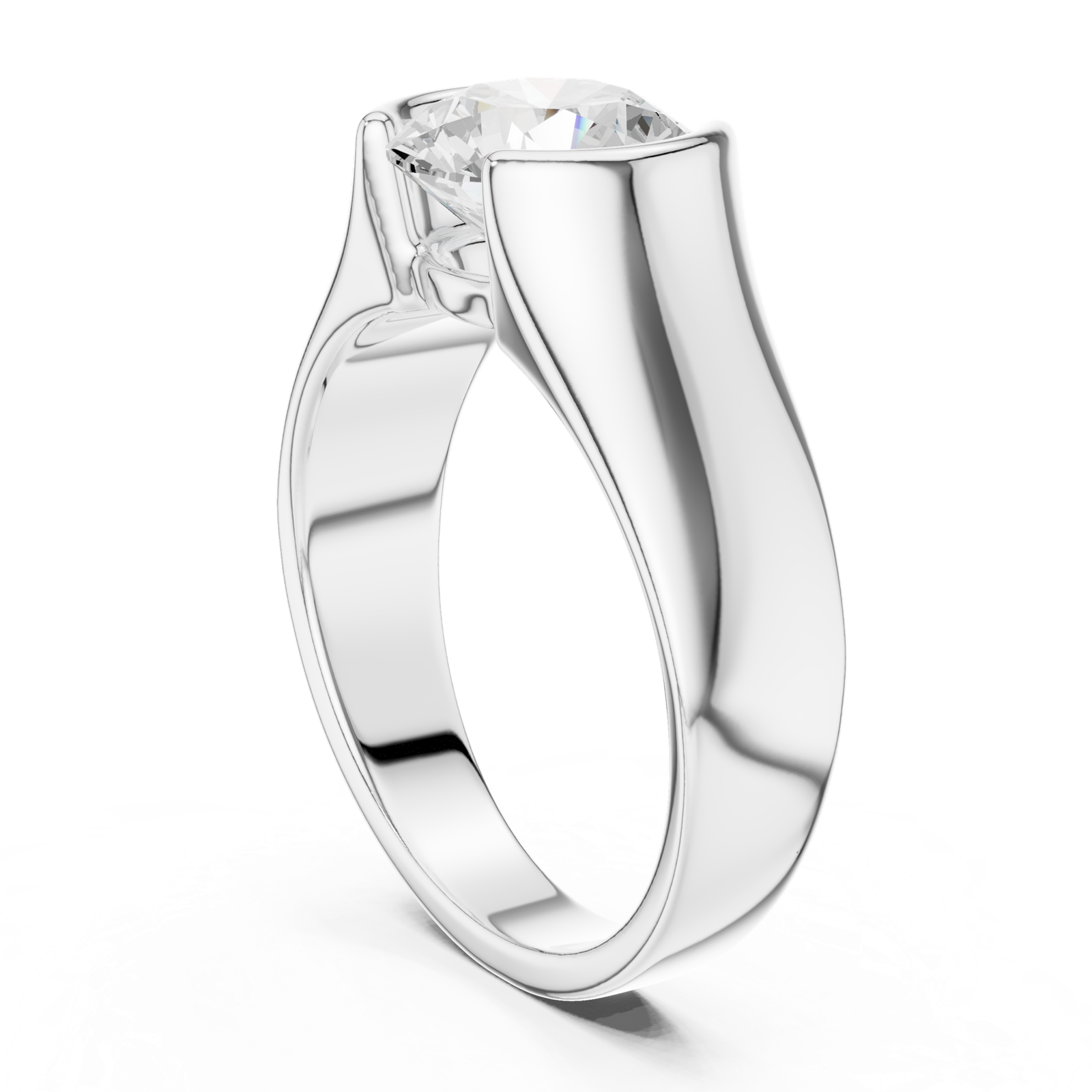 Gold Ring SBMR(11), White Gold