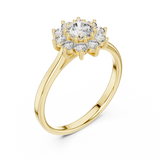 Gold Ring ALR-94, Yellow Gold, view 2