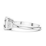 Gold Ring LR-0052, White Gold, view 3