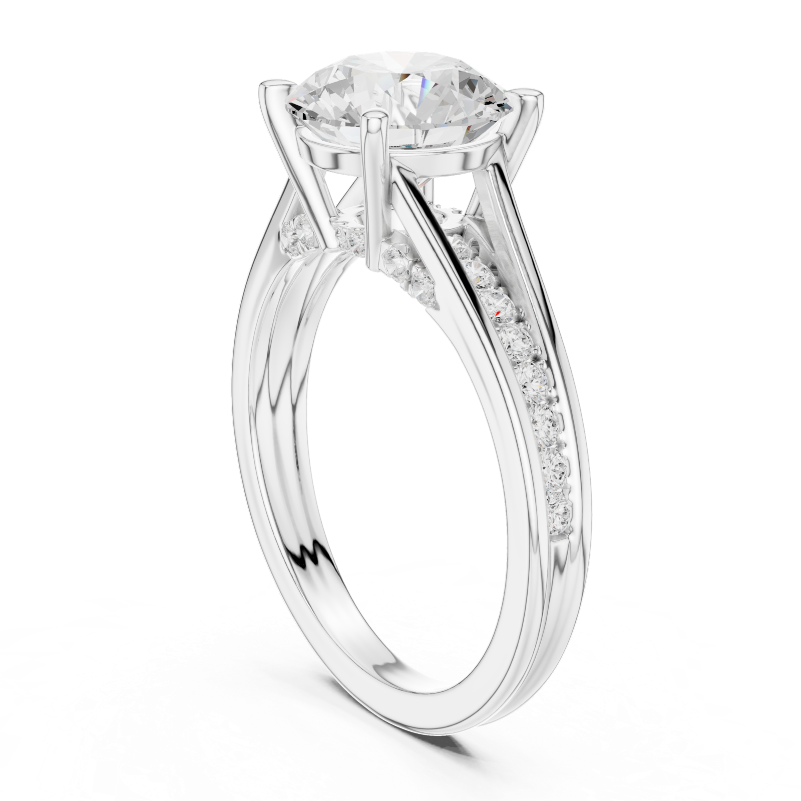 Gold Ring DDLR-999, White Gold