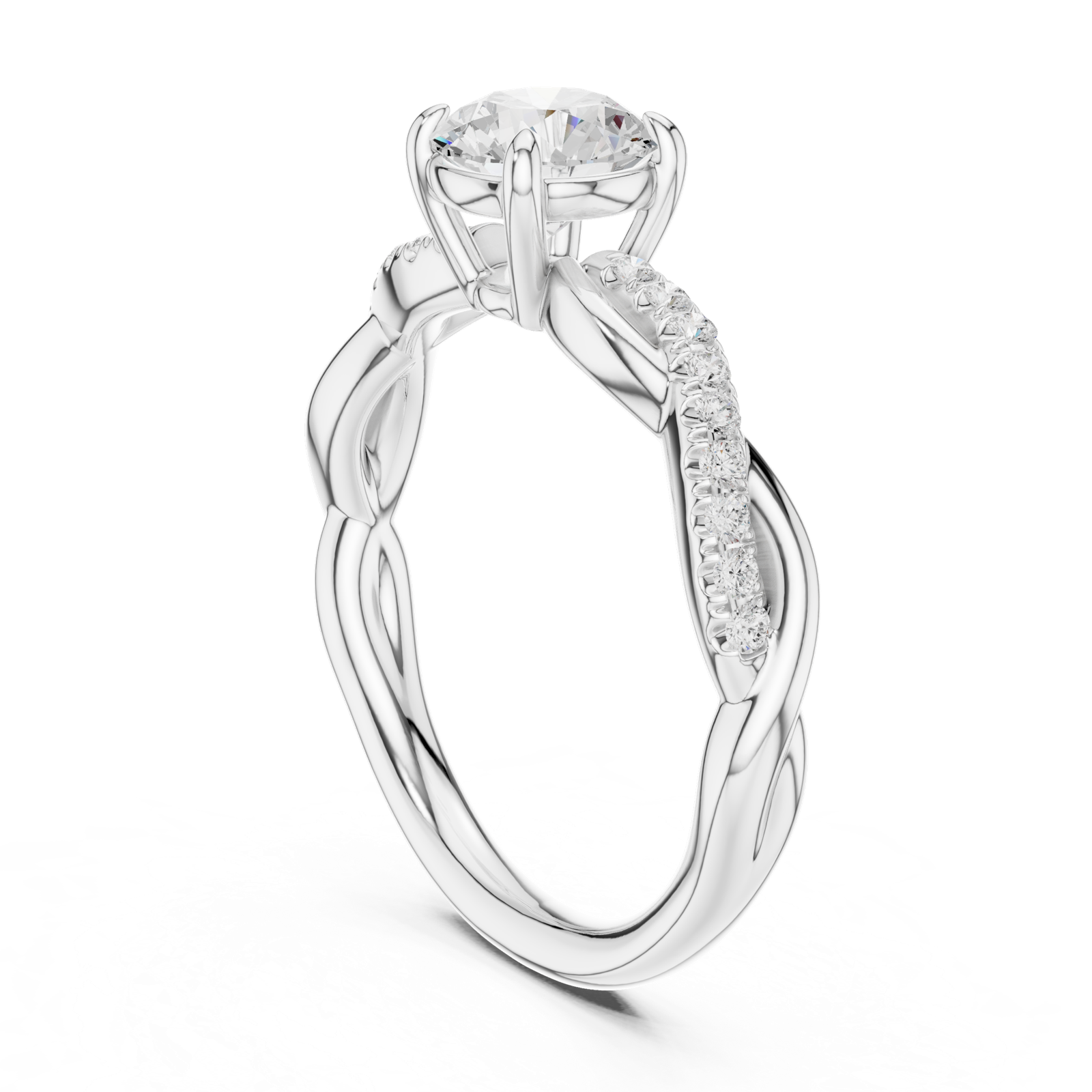 Gold Ring DDLR-641, White Gold