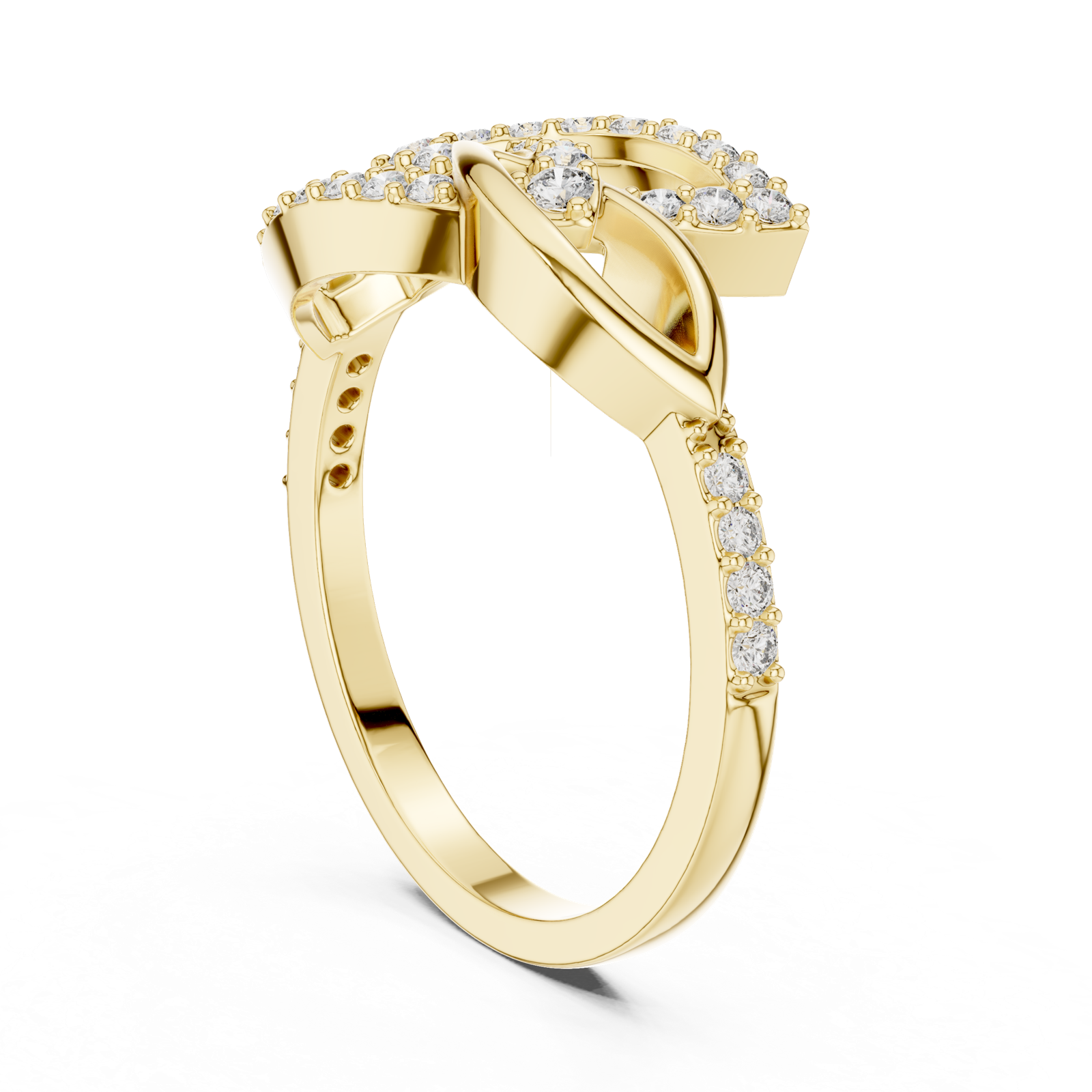 Gold Ring LR-01 (64), Yellow Gold