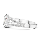 Gold Ring DDLR-183, White Gold, view 3