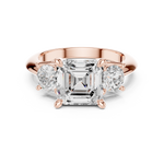 Gold Ring DDLR-899, Rose Gold, view 4