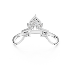 Gold Ring 1 (171), White Gold, view 4
