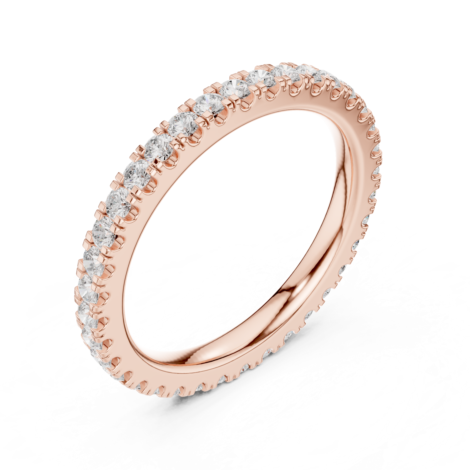 Gold Ring DDLR-604, Rose Gold, view 2