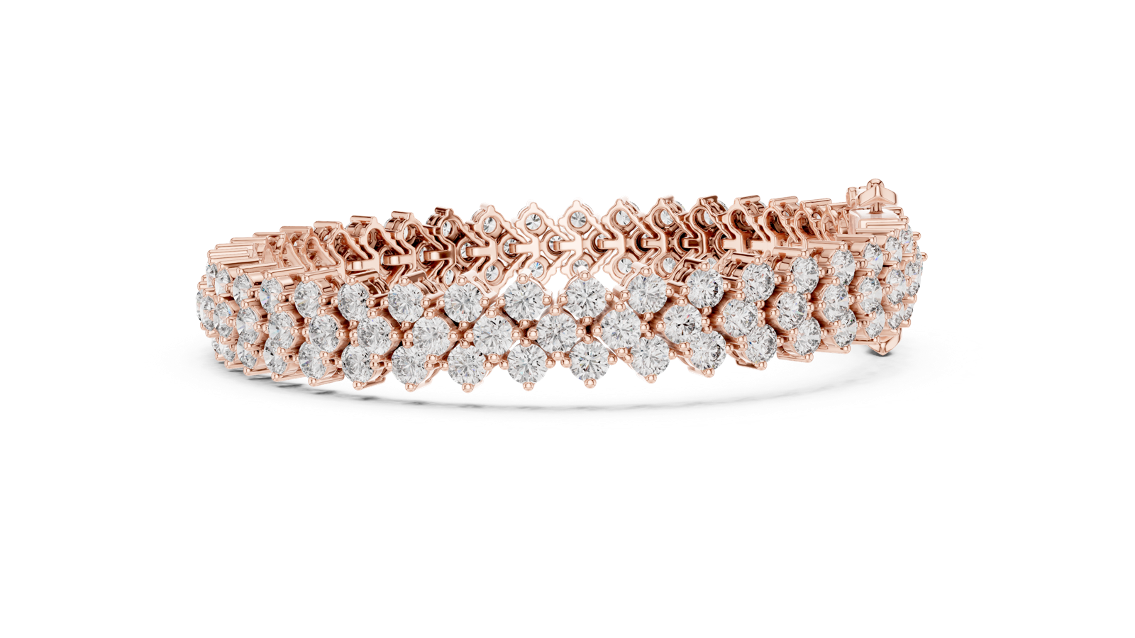 Gold Bracelet FBR0138, Rose Gold, view 3