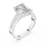 Gold Ring DDLR-357, White Gold, view 2