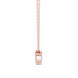 Gold Jewelry DDPS-001, Round center stone, Rose Gold, view 3