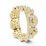 Gold Ring r45, Yellow Gold, view 1