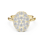 Gold Ring DDLR-783, Yellow Gold, view 4