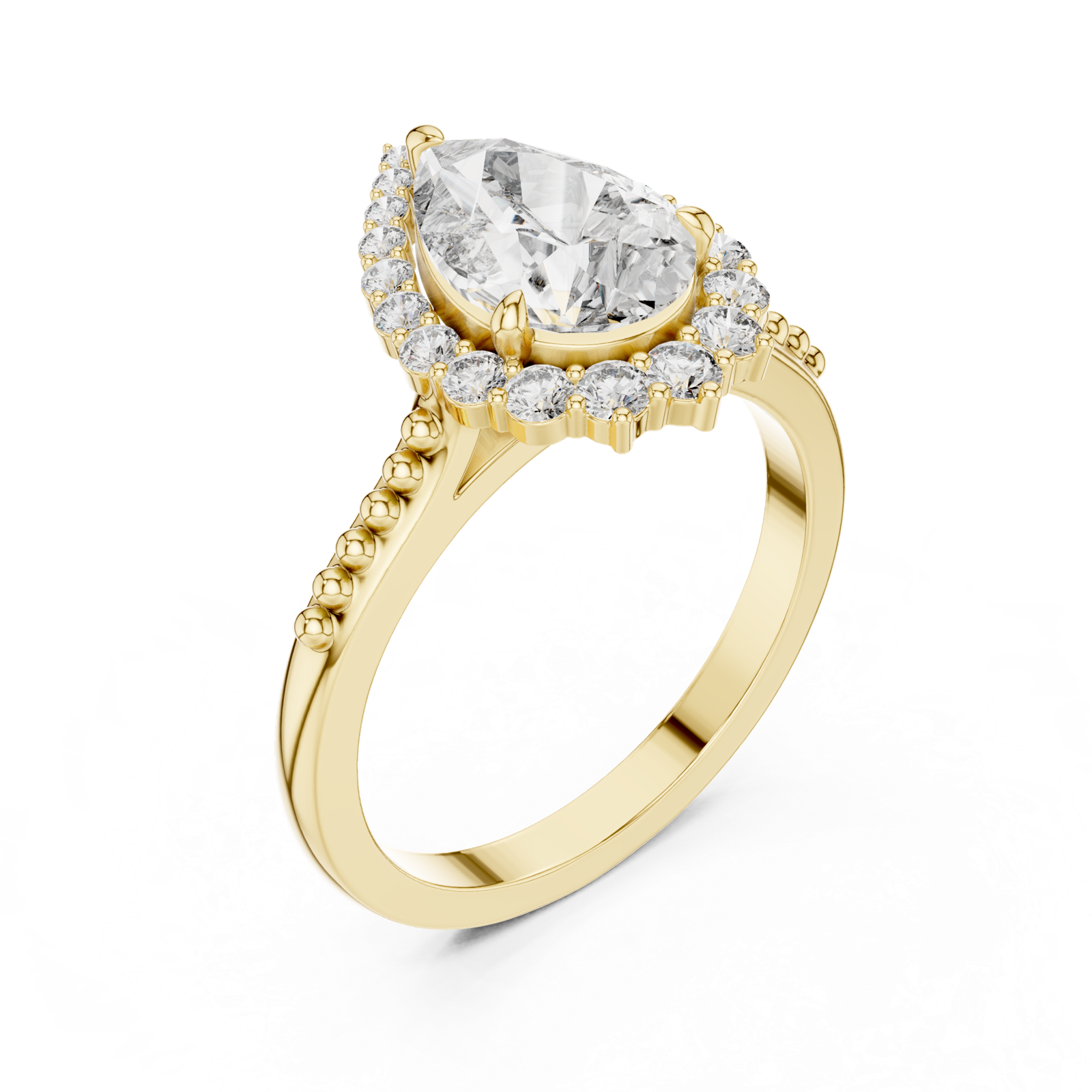 Gold Pendant 9-10028L_29, Yellow Gold, view 2