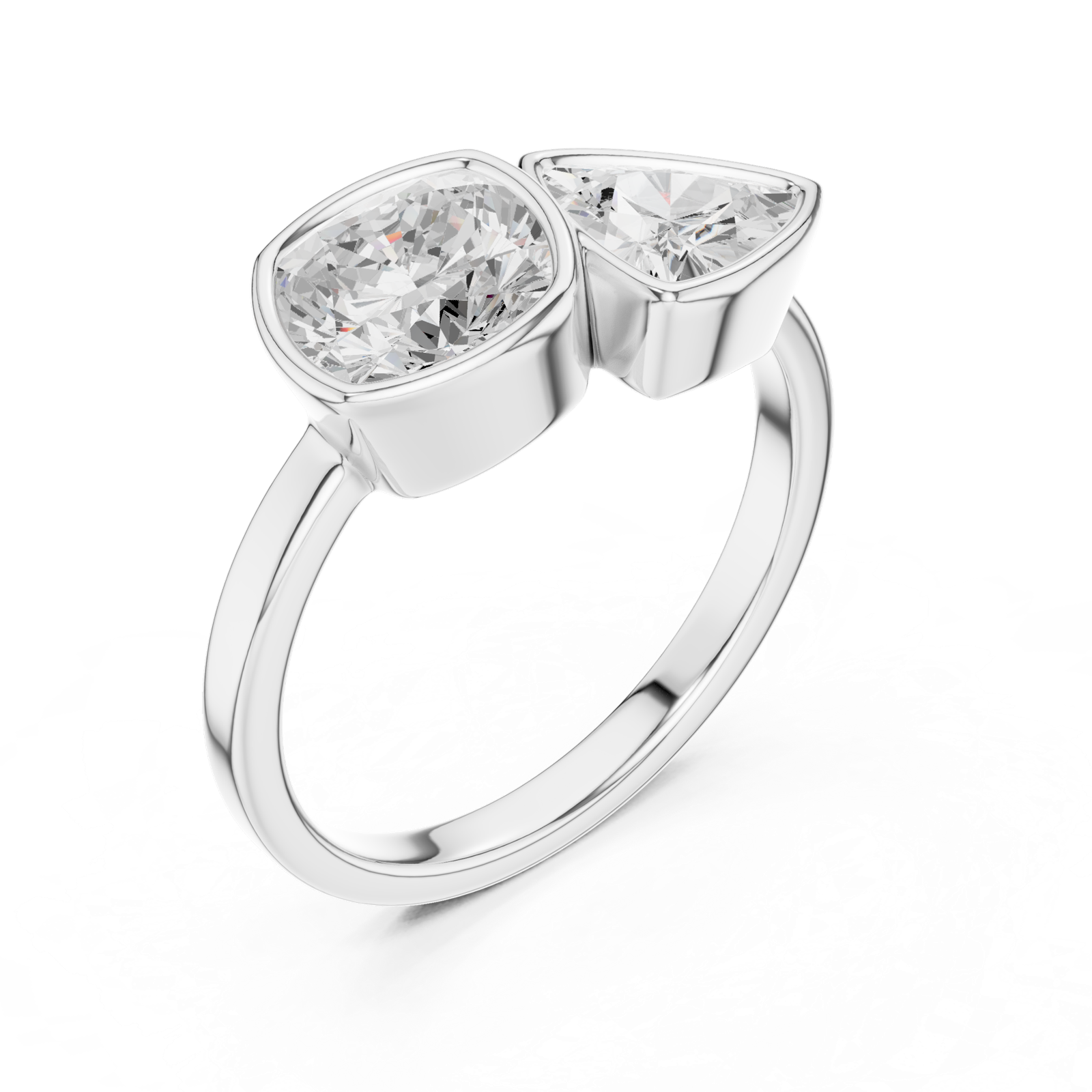 Gold Ring SBWR(27), White Gold, view 2