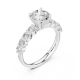 Gold Ring DDLR-642, White Gold, view 2