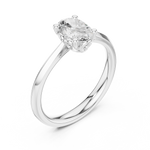 Gold Ring DDLR-573, White Gold, view 2