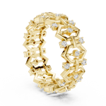 Gold Ring R29, Yellow Gold, view 1