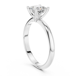 Gold Jewelry L36-6, Princess center stone, White Gold, view 1