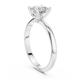 Gold Jewelry L36-6, Princess center stone, White Gold, view 1