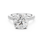 Gold Ring DDLR-1030, White Gold, view 4
