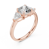Gold Ring DDLR-034, Rose Gold, view 2