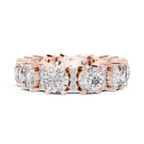 Gold Ring DDLR-232, Rose Gold, view 3