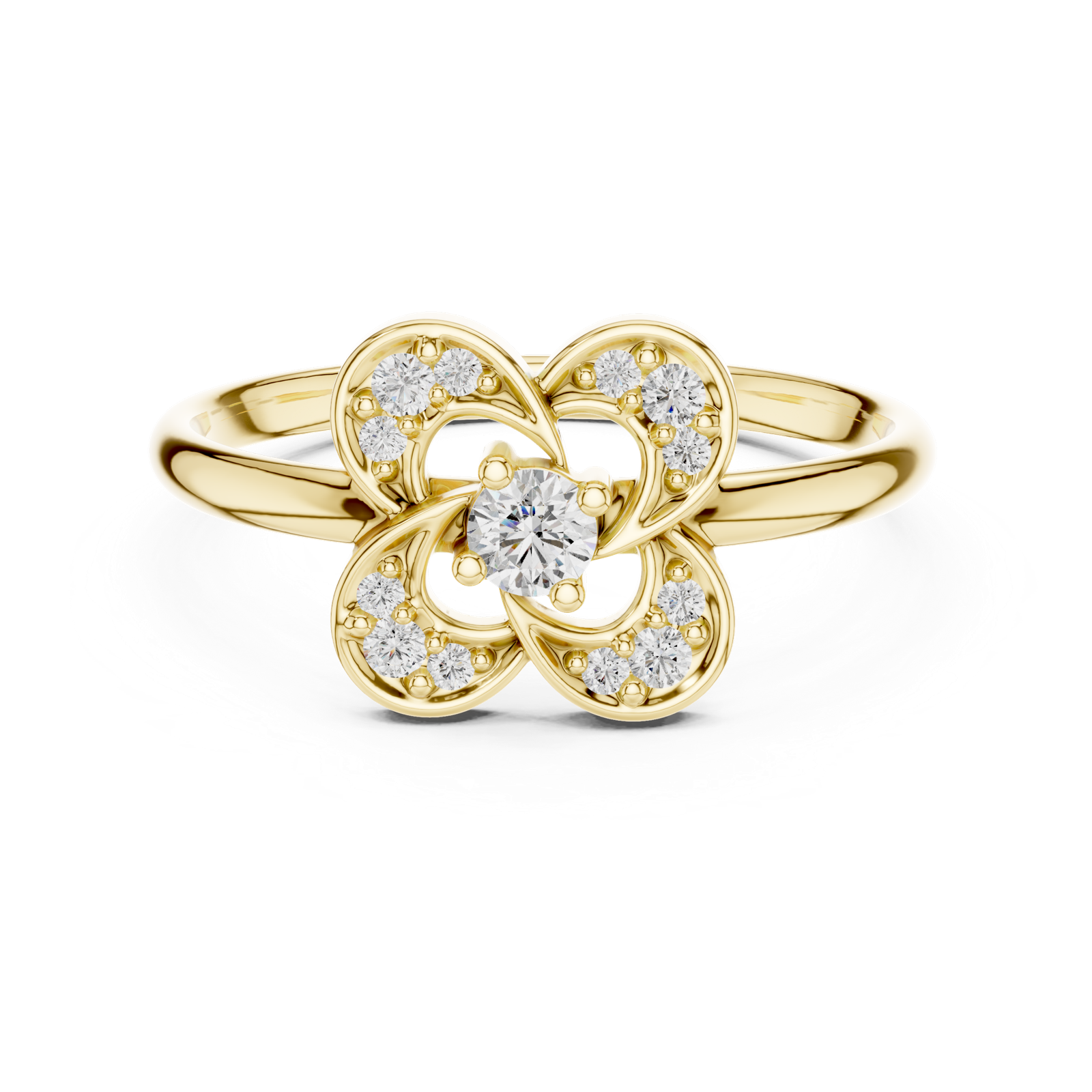 Gold Ring 1 (355), Yellow Gold, view 4