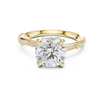 Gold Ring DDLR-968, Yellow Gold, view 4