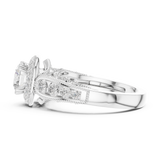 Gold Ring DDLR-776, White Gold, view 3