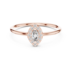 Gold Ring Ledis Ring, Rose Gold, view 4