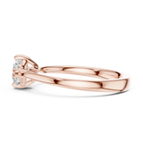 Gold Ring DDLR-541, Rose Gold, view 3