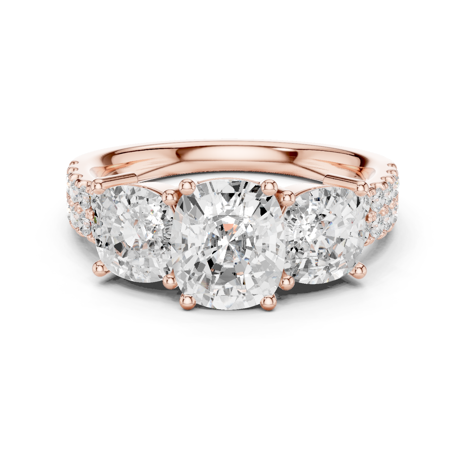 Gold Ring DDLR-716, Rose Gold
