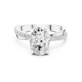 Gold Ring DDLR-358, White Gold, view 4