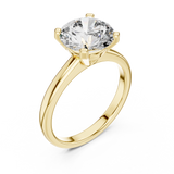 Gold Ring DDLR-065, Yellow Gold, view 2