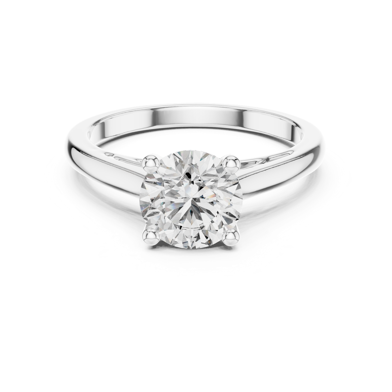 Gold Ring DDLR-159, White Gold, view 4