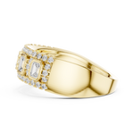 Gold Ring DDLR-450, Yellow Gold, view 3