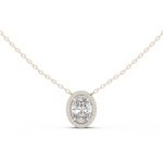 Gold Pendant GPD-0027, White Gold
