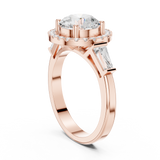 Gold Ring DDLR-342, Rose Gold, view 1