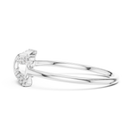 Gold Ring 12-10050@L, White Gold, view 3